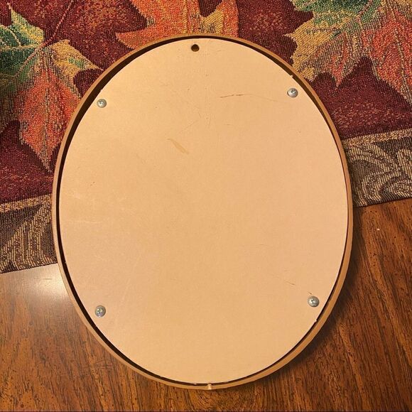 Vintage Home Interiors Oval Bird Picture~Oval~ Gold Frame HOMCO - Picture 3 of 3